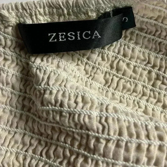 ZESICA Women's Summer Boho One Shoulder Sleeveless Dress- ruffle- Size Small - Picture 10 of 10